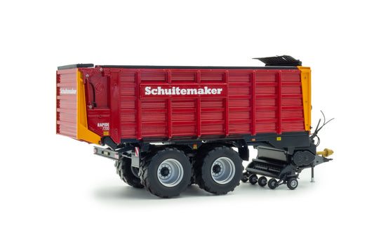 Universal Hobbies Schuitemaker Rapide 7200 2-Asser Dubbeldoel (opraap- & silage-) Wagen 1:32