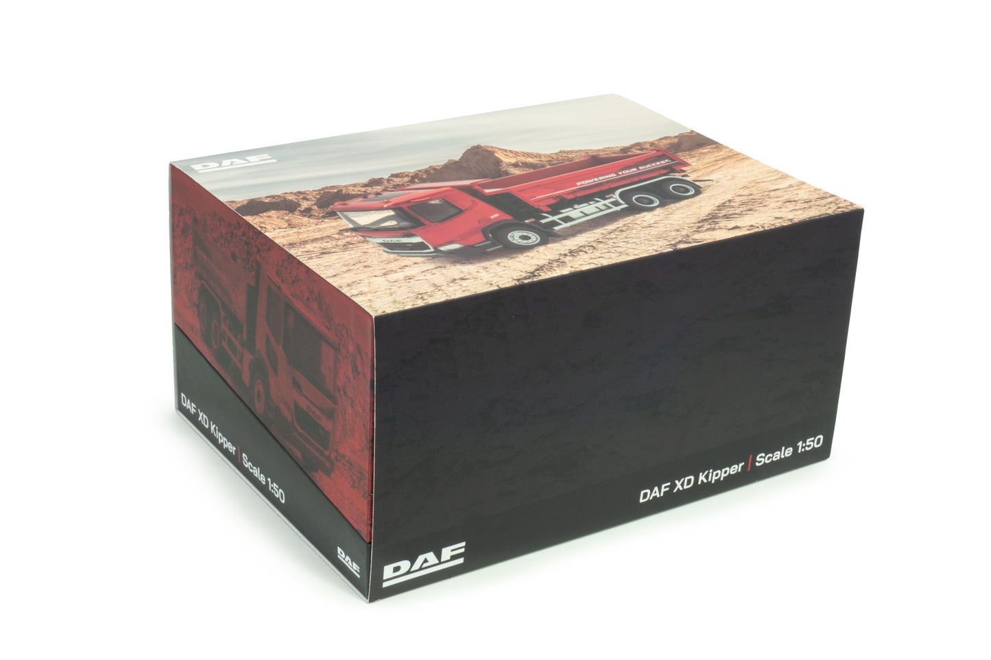 Vrachtwagen DAF XD kipper Rouge Flamme 1:50